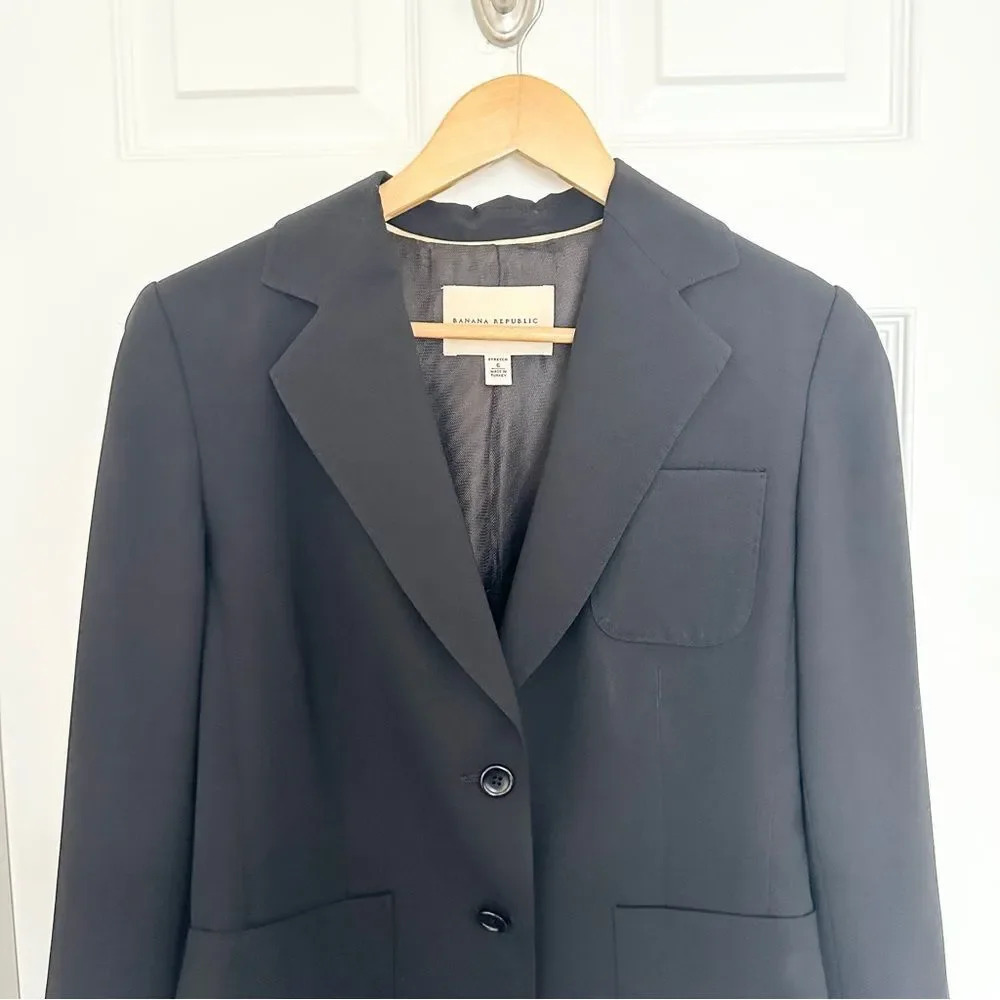 Banana Republic Women’s Classic Black Blazer - Picture 3 of 11